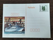 Blanko Postkarte 30 Pfennig BRD  postfrisch Schiff MS  "Arkona"  Rostock