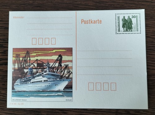 Blanko postkarte pfennig - blanko,