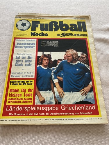 Fußball wochenr 1975 - fußball, wochenr.42