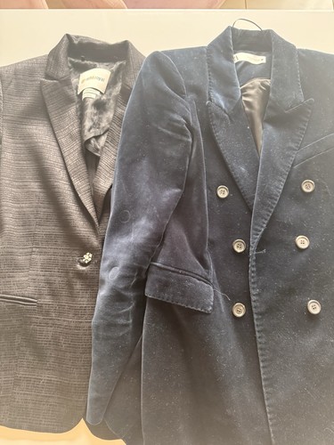 Designer blazer samt s - blazer, gr.