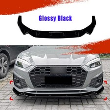 Spoilerlippe SCHWARZ für Audi