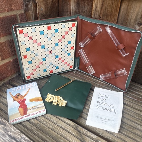 Vintage travel scrabble - vintage,