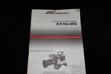 JVC KY-15 / -H15 Camcorder Bedienungsanleitung engl./deutsch/franz.