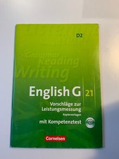 English G 21 D2 Vorschläge zur Leistungsmessung mit CD ISBN 978-3-06-032077-6