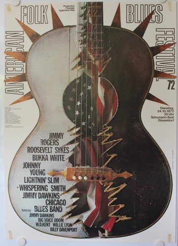 American folk blues - folk, festival