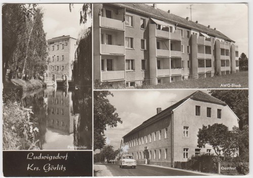 Ludwigsdorf görlitz 1972 - ak,
