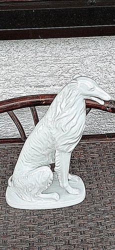 Antike porzellan figur - porzellan,
