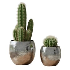 Übertopf Blumentopf Silber