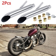 2x Motorrad 20" Auspuff