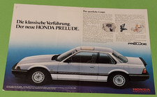 34. Honda Prelude EX Coupe Werbeanzeige Werbung Reklame 1983