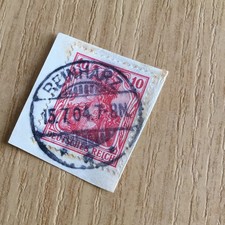 Briefmarken-Stempel, Reinharz 15.7.04(1904) ,                    Z1