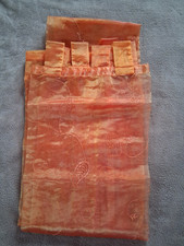 Schlaufenschal, Organza, orange, 130x220cm, Nr. 40