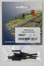 Tillig 08827 20 Stück Steifkupplung mit Norm-Aufnahme NEUWARE mit OVP