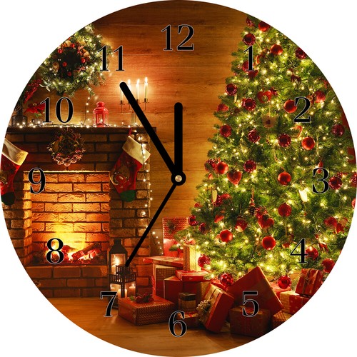Tulup glas wanduhr fi30cm - fi30cm,