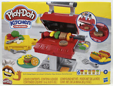 Play-Doh Kitchen Creations GRILLSTATION Staubsauger 6 Dosen Knete + Zubehör | 3+