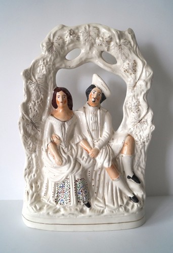 Antike staffordshire figur - antike,