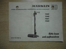Märklin 7039-7042 Anleitung  für Signale