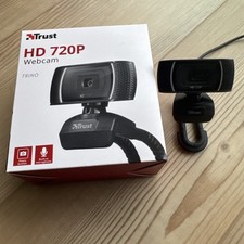 Trust Trino HD Webcam mit Mikrofon, 1280 x 720, 30 FPS, PC Kamera