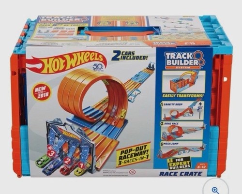 Hot wheels track builder race - hot,