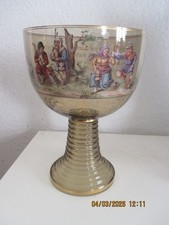 Antik Glas-Pokal Tanzendes