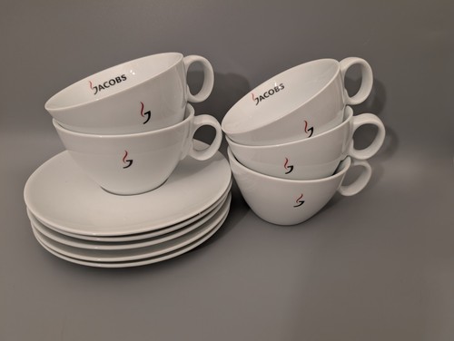 Große jacobs tasse weiß - jacobs,