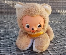 DDR Plüschtier Katze mit Gummigesicht Stofftier #002