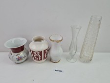5x Vase Porzellan/Glas