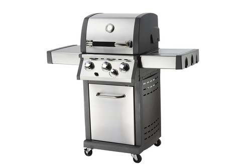 Fuego edelstahl gasgrill - edelstahl,