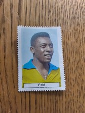 Sicker 1967/68 Pele FC Santos Brasilien Sammelbild Rarität