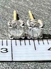 Echte Diamant Ohrstecker 18kt