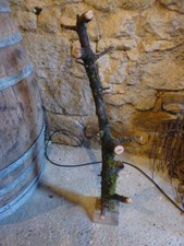 Stele Skulptur Holz 87 cm