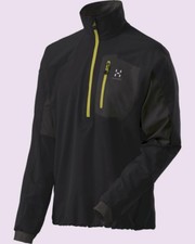 Haglöfs Jacke Herren Gr.XL Anorak Lizard Funktionsjacke Softshell Schwarz 154400