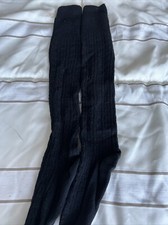 OVERKNEE Strumpf Schwarz  Gr 38/39