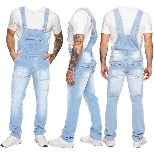 Enzo herren latzhose jeans - enzo,