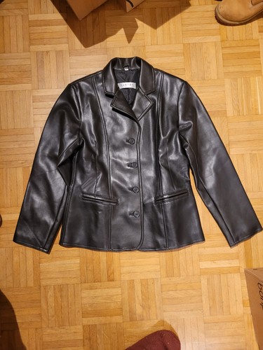 Damen lederjacke schwarz - damen,