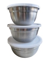Edelstahl Schüssel Set mit
