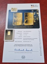 Goldbarren 35 Jahre Fall der