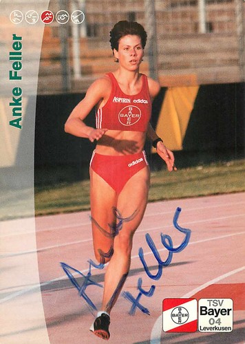Anke feller autogrammkarte tsv - feller,