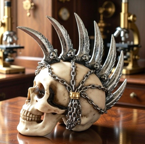 Gruselig totenkopf schädel - totenkopf,