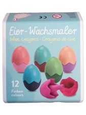 Die Spiegelburg Eier-Wachsmaler 12 Farben Buntstifte Set Kinder Mehrfarbig