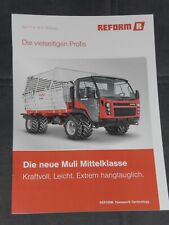 REFORM Muli T7 X, T8 X, T8 X pro Transporter Prospekt von 04/2021 ( 25040 )
