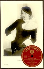 LILIAN HARVEY Leben ohne Liebe & orig Ross-Filmpostkarte   Schellackplatte S2011