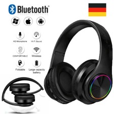 On Ear Kabellos Kopfhörer Kabellos Stereo Bass Kopfhorer Faltbare Bluetooth 5.0.