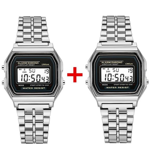 2stück digital armbanduhr - 2stück,