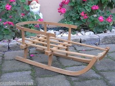 Original Holz Puppenschlitten
