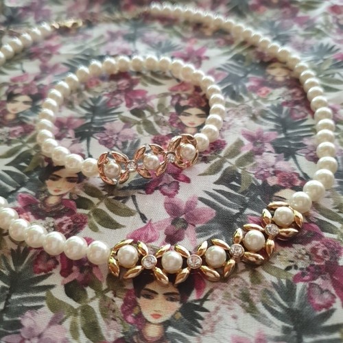 Set halskette perlenkette - set:,
