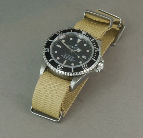 Nato strap armband sand - armband, mm