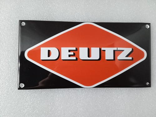 Deutz emailleschild - deutz,