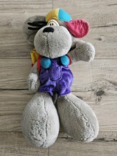 Diddl Maus mit Cap & Ranzen, Plüschtier Stofftier, Einschulung/Schulkind, 30 cm