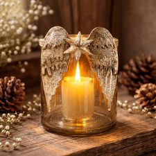 NEU Windlicht Aurum Glas